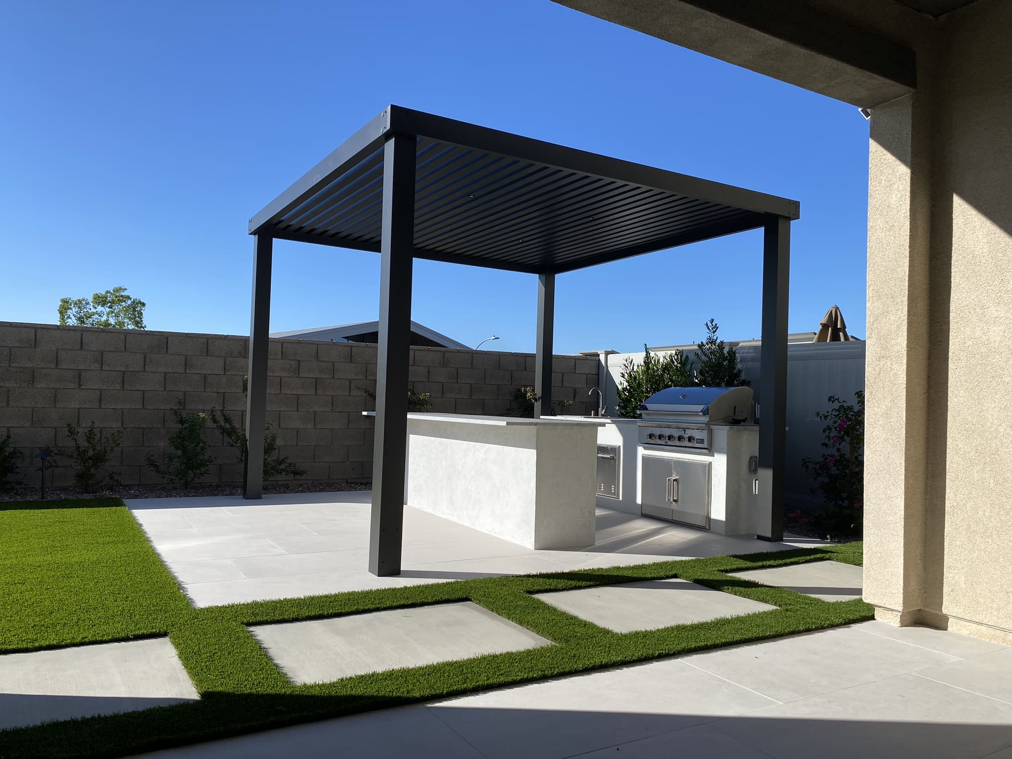 After: Pergola & Patio Transformation