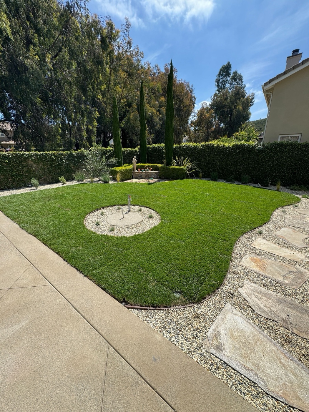 Estate patio and pool by Abshire Brothers Lawn & Landscape in Iota