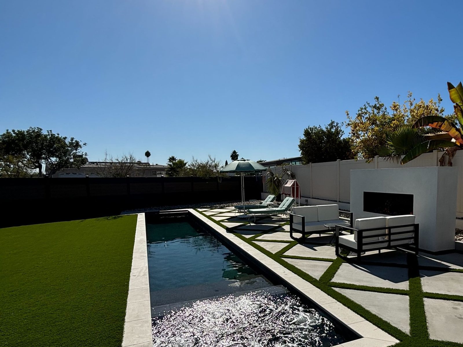 After: Custom Pool & Landscape Build